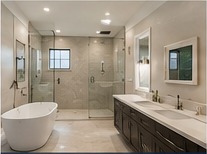Modern bathroom remodel