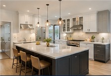 Bright kitchen remodel