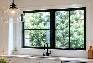 New black windows and doors